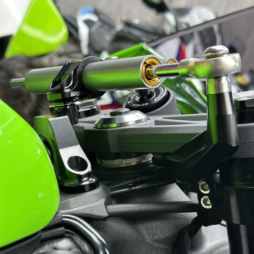 Pour Kawasaki Ninja ZX 6R ZX-6 - Steering Damper Stabilizer Kit Cnc avis et prix