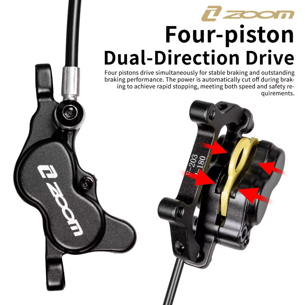 Kit de freins à disque hydraul - Zoom Hydraulic Brake 4 Piston E-Scooter avis et prix