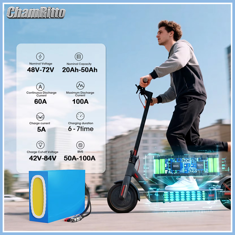 Batterie de scooter électrique - 60V 30Ah 21700 Battery Pack avis et prix
